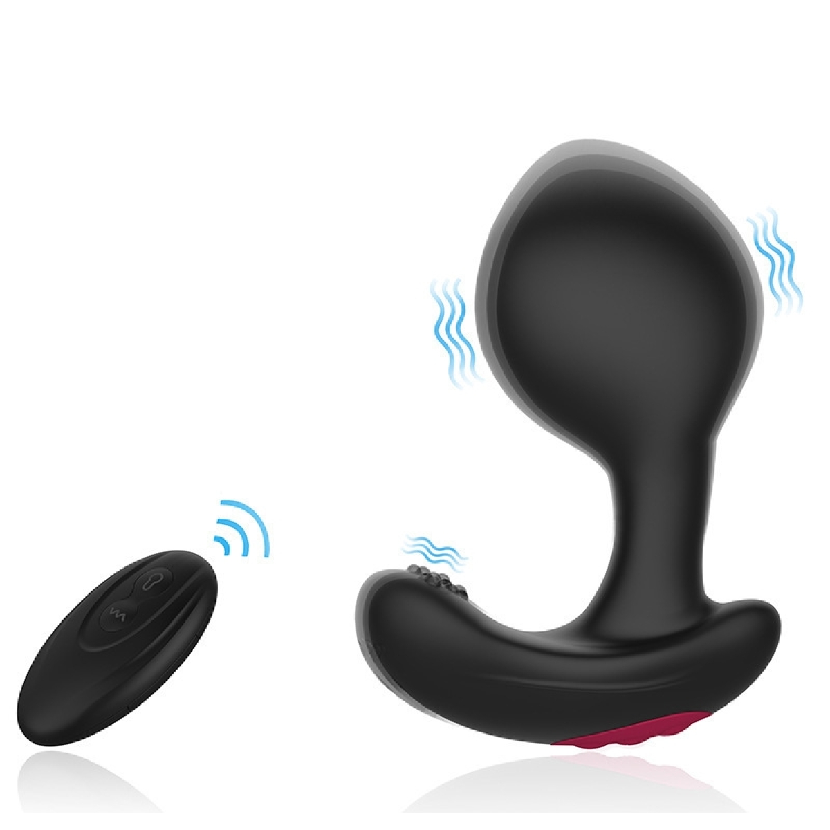 plug gonflable vibrant fatball 15 x 78cm