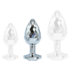 plug ikonik diamond m 7 x 33cm argent