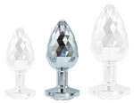 plug ikonik diamond m 7 x 33cm argent