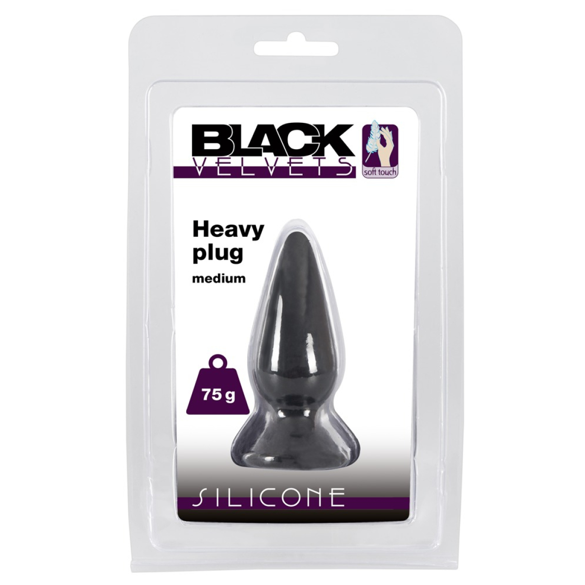 plug leste velbutt m 75g 8 x 3 cm noir 1