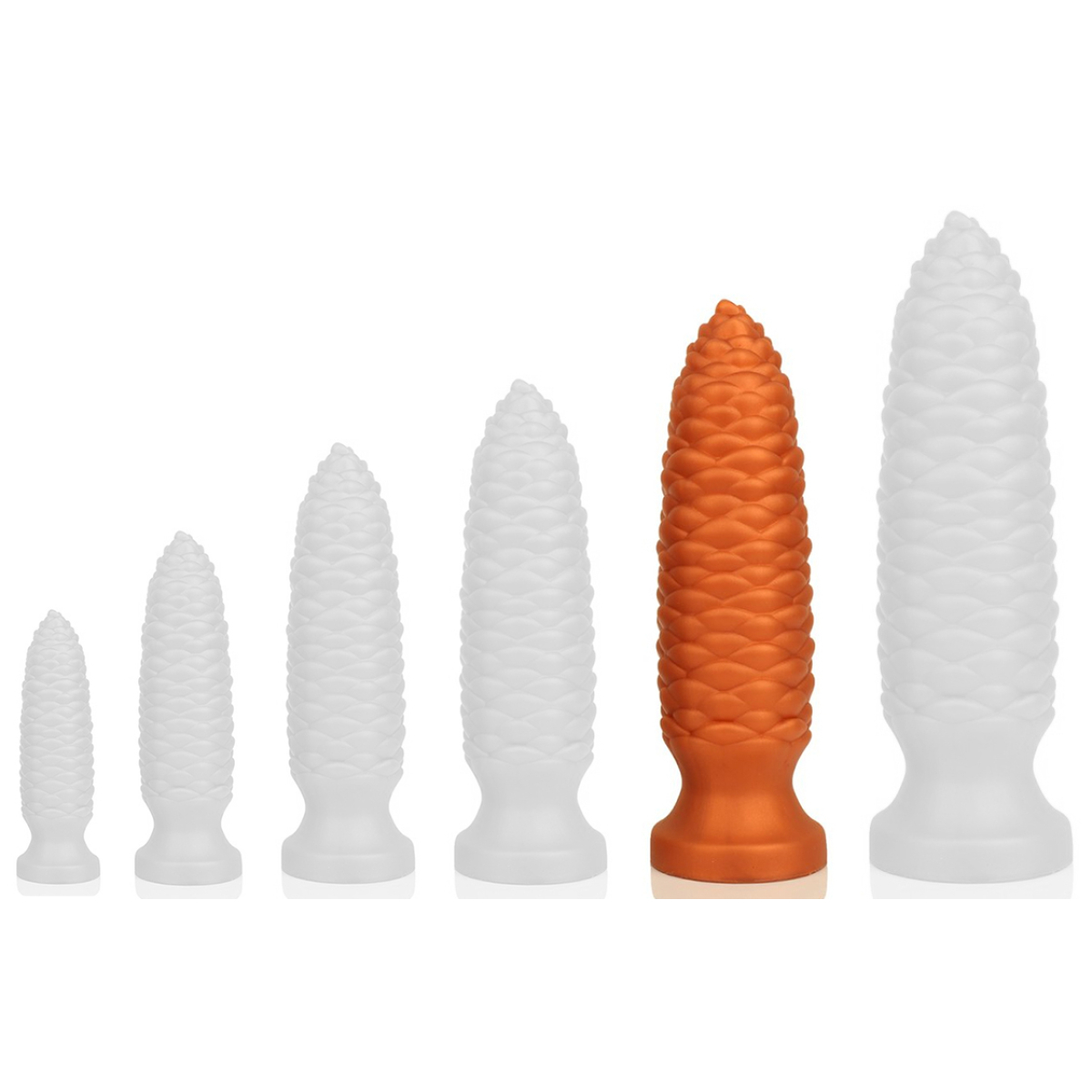 plug long pine xl 25 x 7 cm orange