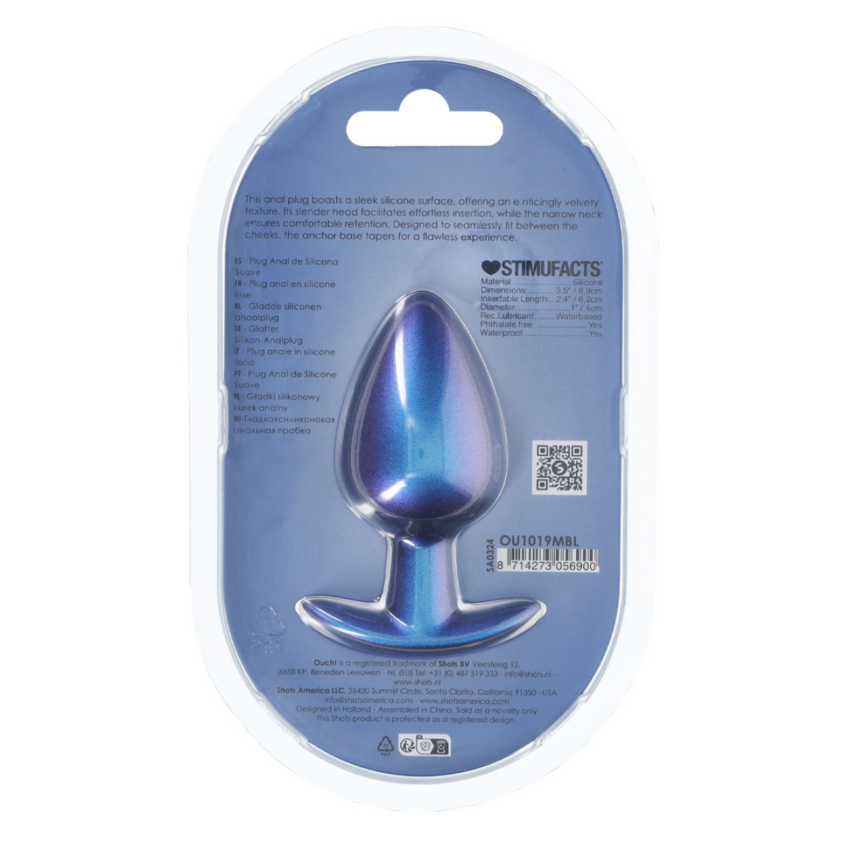 plug metally l 75 x 4cm bleu 4