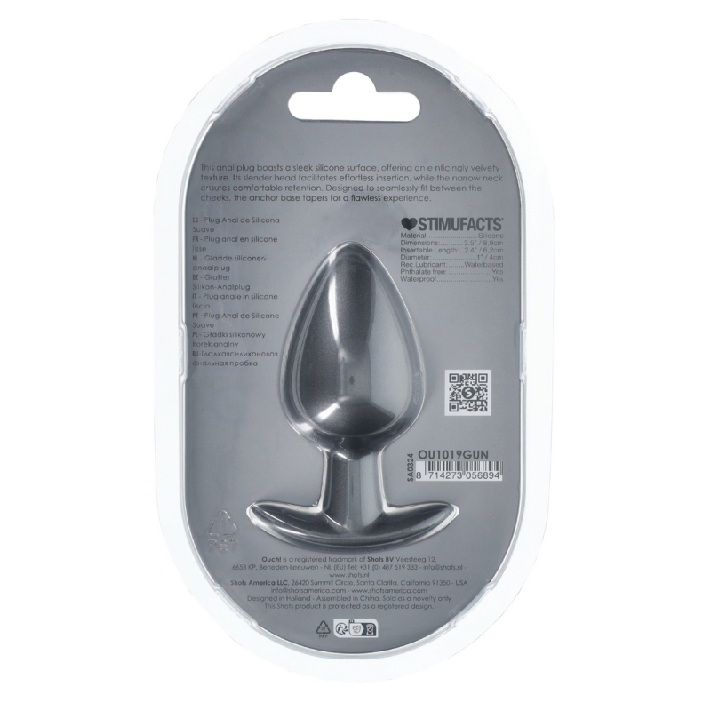 plug metally l 75 x 4cm gris 4