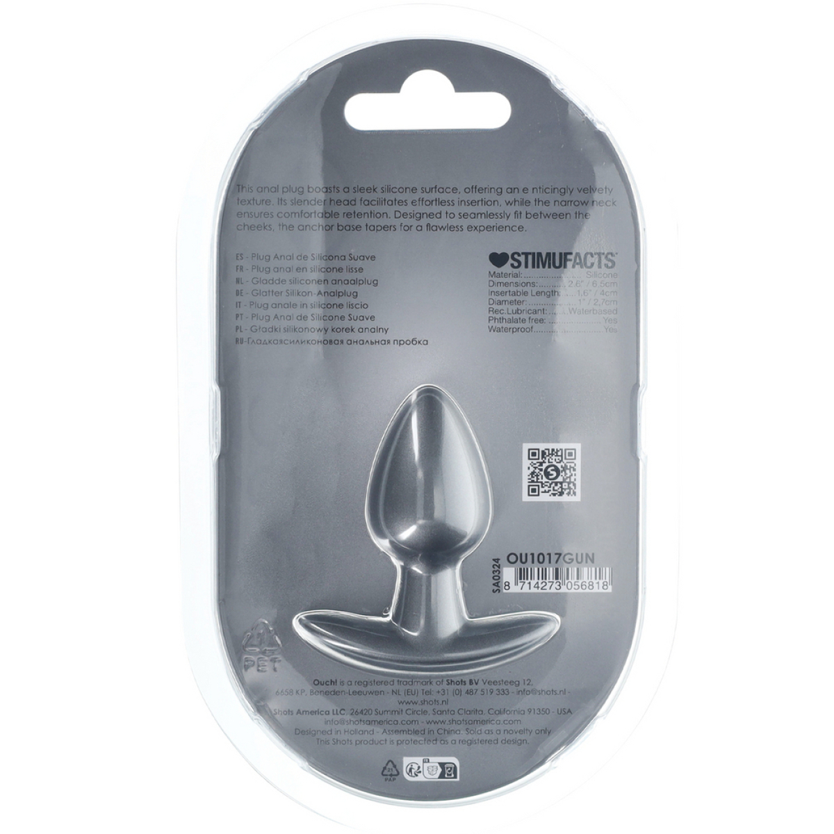 plug metally s 5 x 27cm gris 4