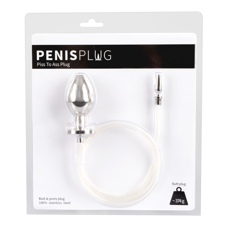 plug penis avec plug anal pour jeu uro 1