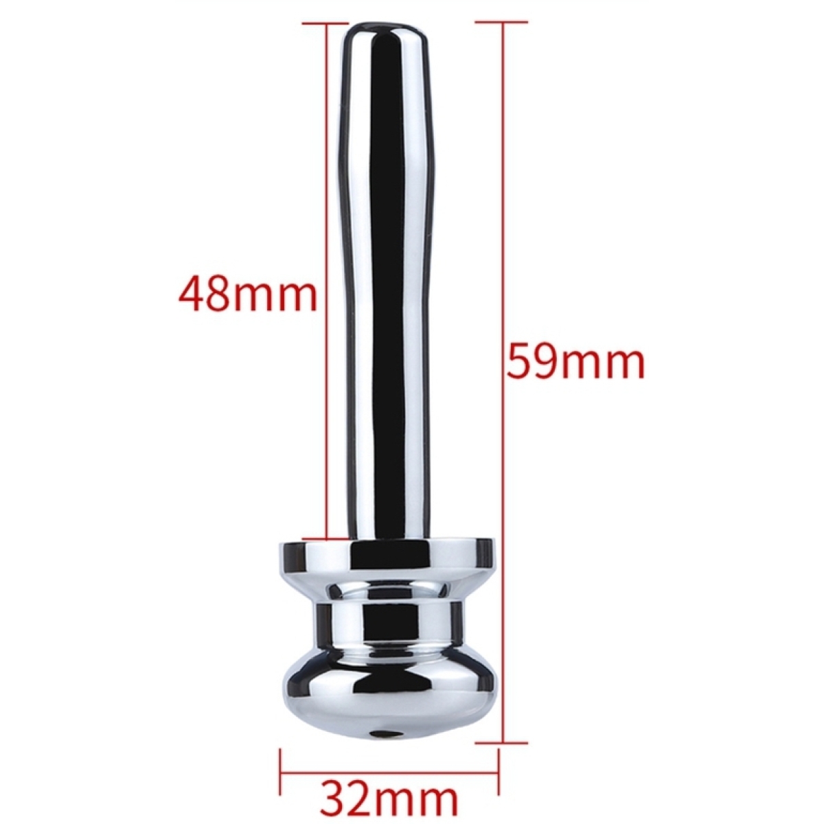 plug penis perce hollow 5cm diametre 9mm 6