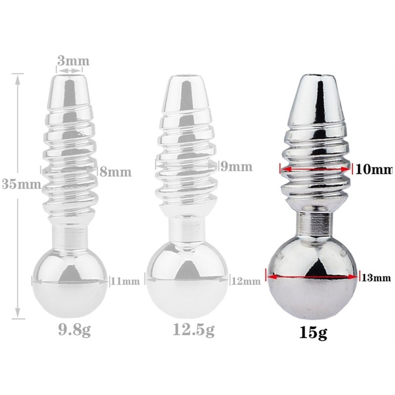 plug penis perce screw l 25cm diametre 10mm 3