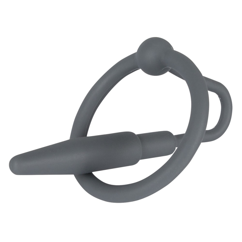 plug penis silicone avec anneau 55cm diametre 8mm 2