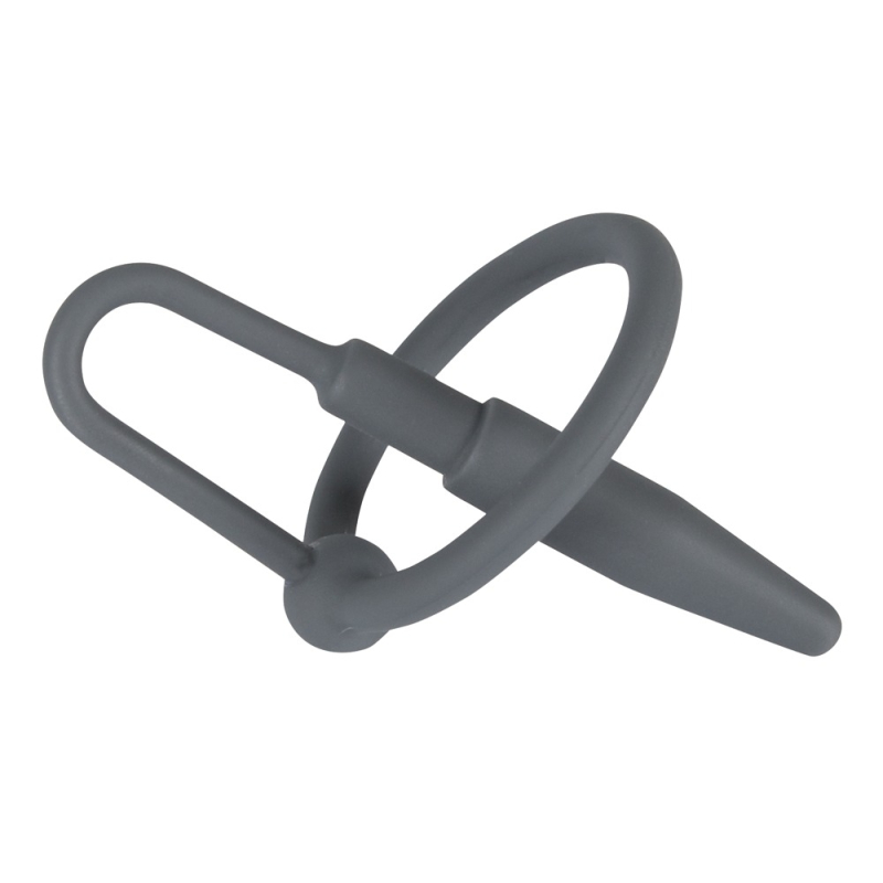 plug penis silicone avec anneau 55cm diametre 8mm