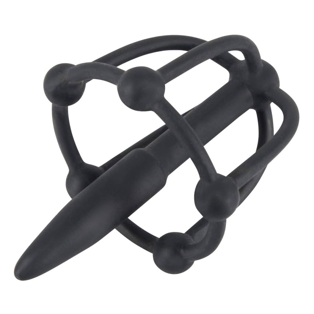 plug penis silicone cage glans 5cm diametre 8mm 2