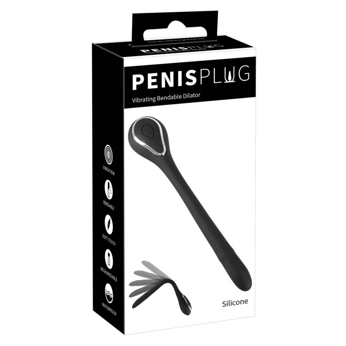plug penis vibrant bendy 10cm diametre 10mm 1
