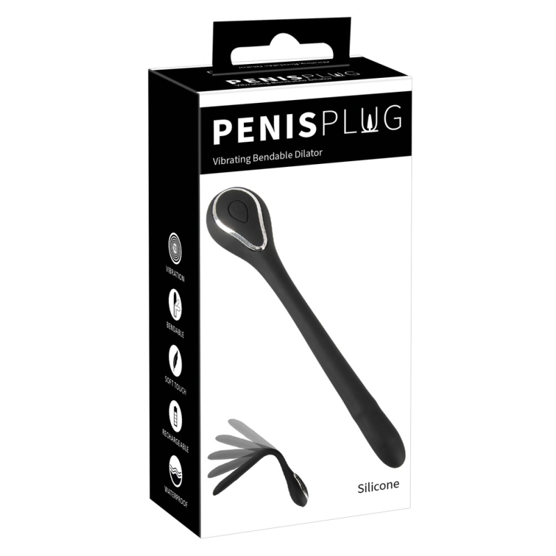 plug penis vibrant bendy 10cm diametre 10mm 1