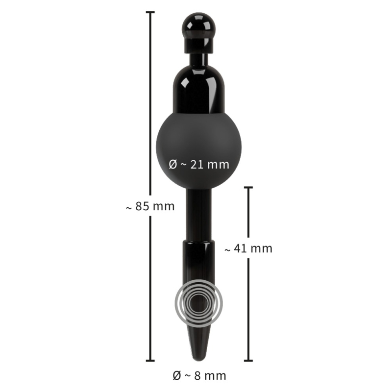 plug penis vibrant insert in 4 cm diametre 7mm 7