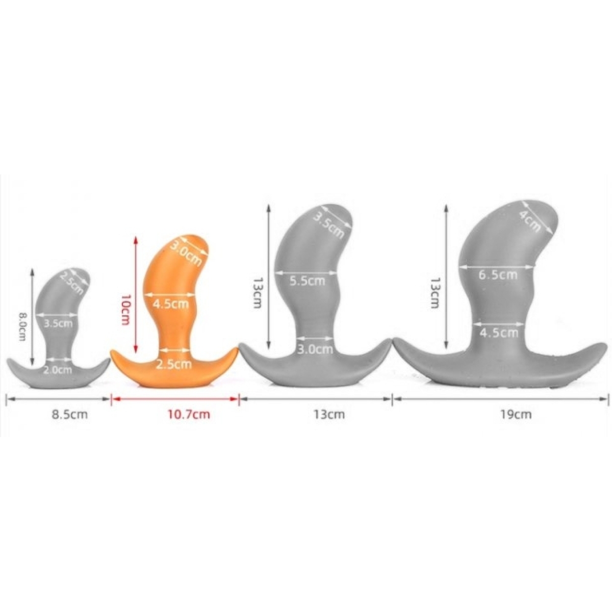 plug pods m 12 x 45cm orange 5