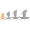 plug pods s 9 x 35cm orange 5