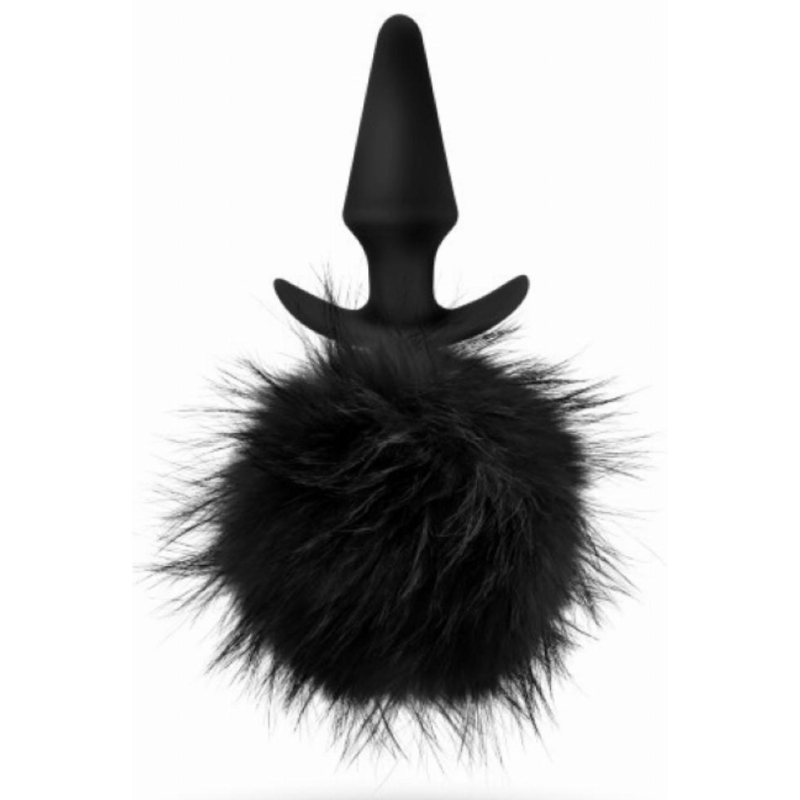 plug pompon anal adventures rabbit tail 9 x 35cm