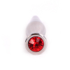 plug pour penis avec bijou smooth rouge 11mm 2