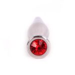 plug pour penis avec bijou smooth rouge 11mm 2