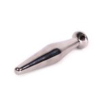 plug pour penis avec bijou smooth rouge 11mm 4