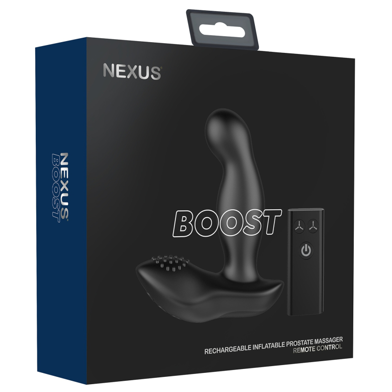plug prostatique gonflable vibrant boost nexus 10 x 46cm 1