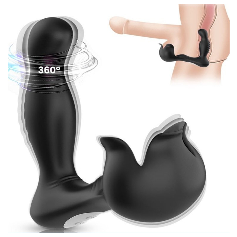 plug prostatique rotatif avec sac a bourses surround 10 x 34cm 3