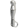 plug prostatique vibrant en metal fortis nexus 10 x 33cm