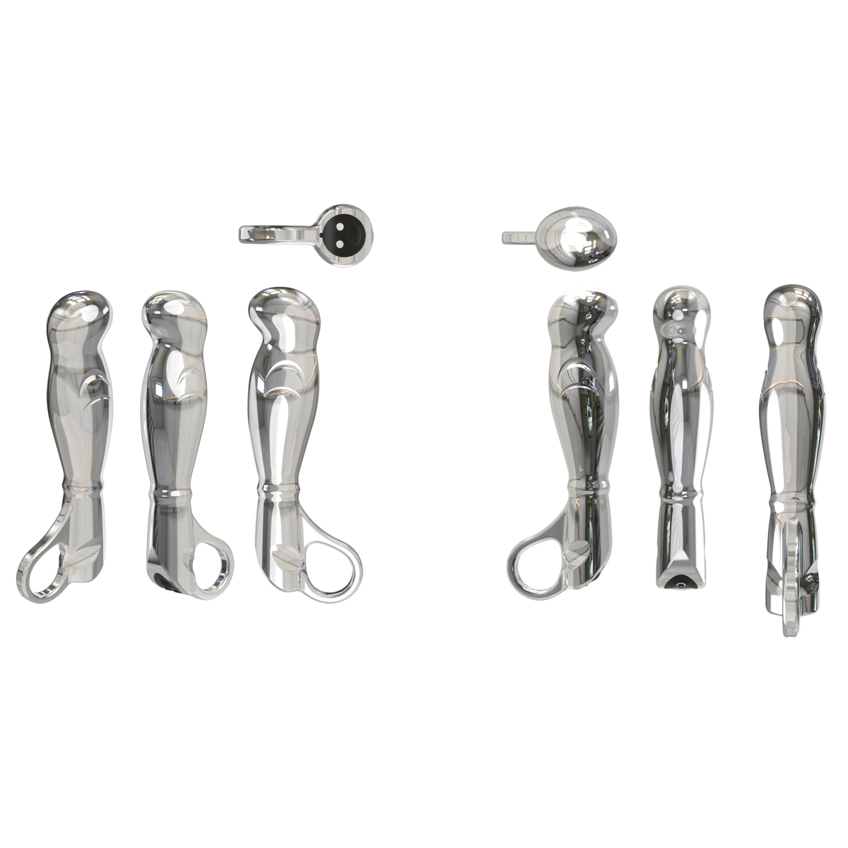 plug prostatique vibrant en metal fortis nexus 10 x 33cm 3