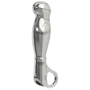 plug prostatique vibrant en metal fortis nexus 10 x 33cm