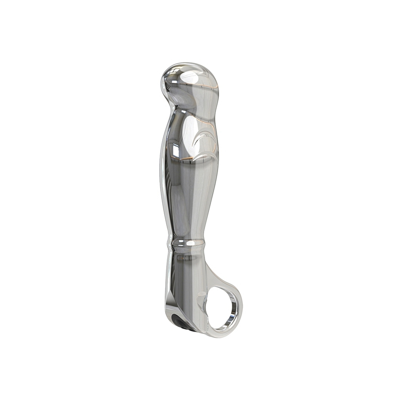 plug prostatique vibrant en metal fortis nexus 10 x 33cm