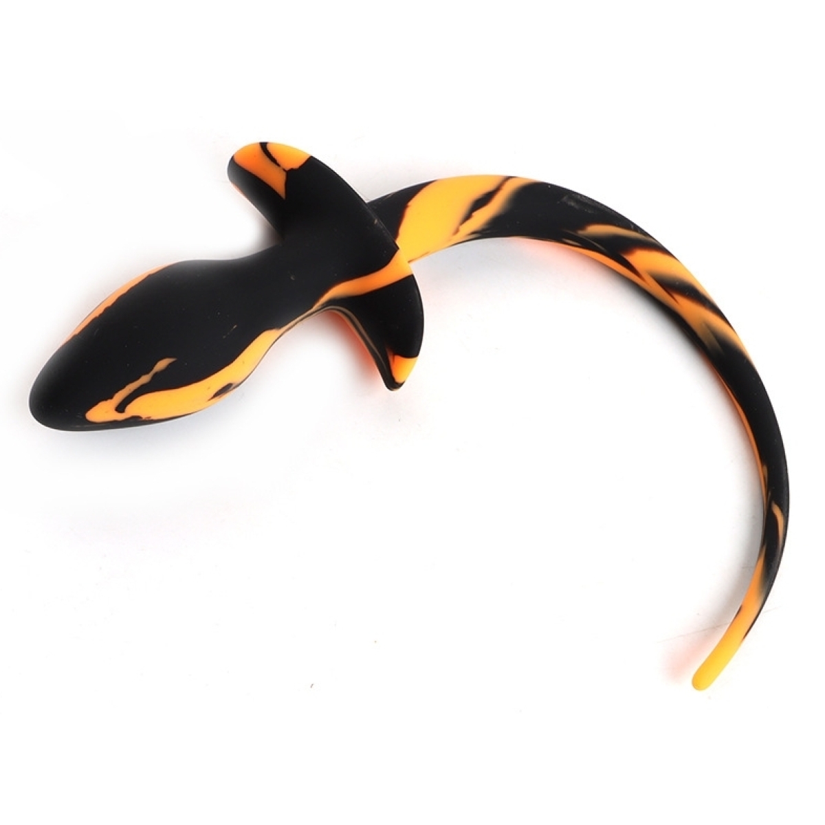 plug queue de chien dog tail 75 x 31cm noir orange