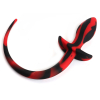 plug queue de chien dog tail 75 x 31cm noir rouge