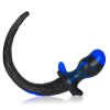 plug queue de chien mastiff 12 x 7 cm bleu 1