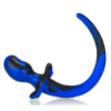 plug queue de chien mastiff 12 x 7 cm bleu
