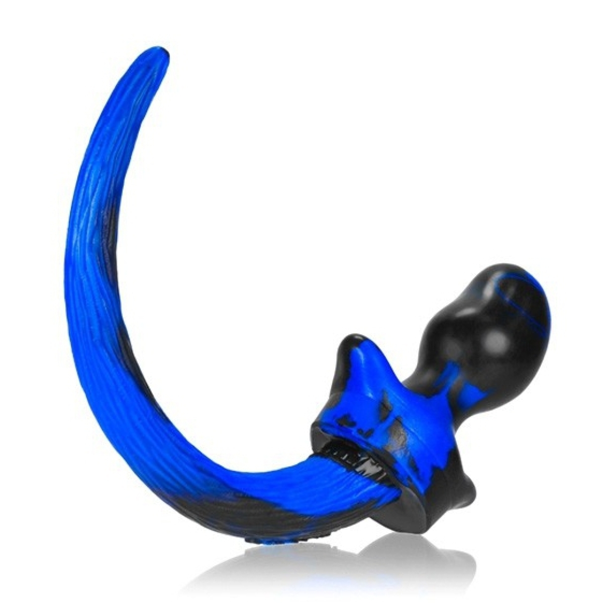 plug queue de chien mastiff 12 x 7 cm bleu 2