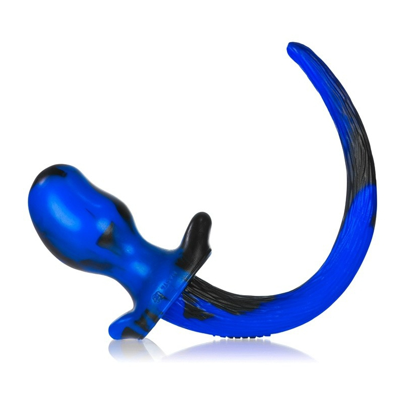 plug queue de chien mastiff 12 x 7 cm bleu 4