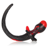 plug queue de chien mastiff 12 x 7 cm rouge 2