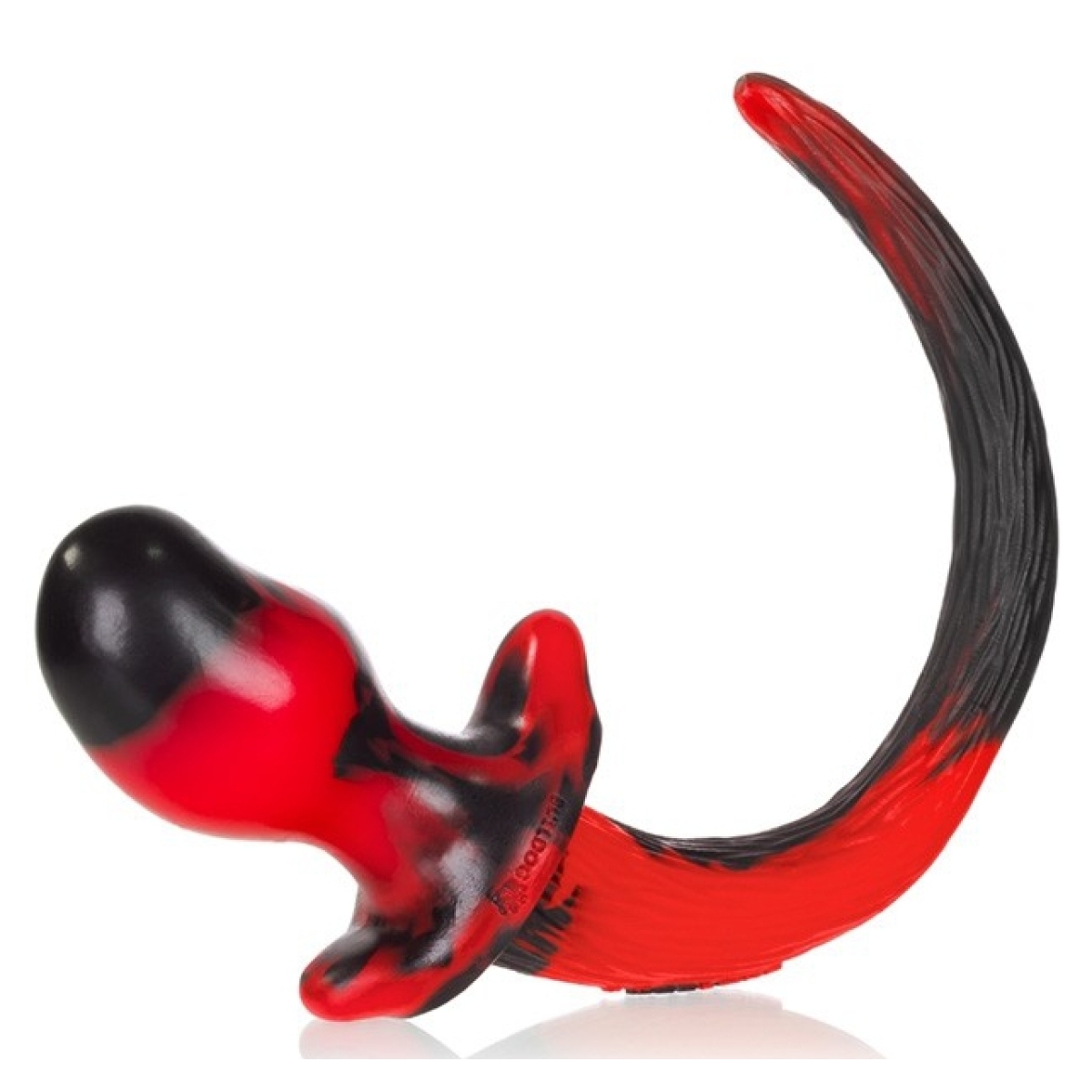 plug queue de chien mastiff 12 x 7 cm rouge 3