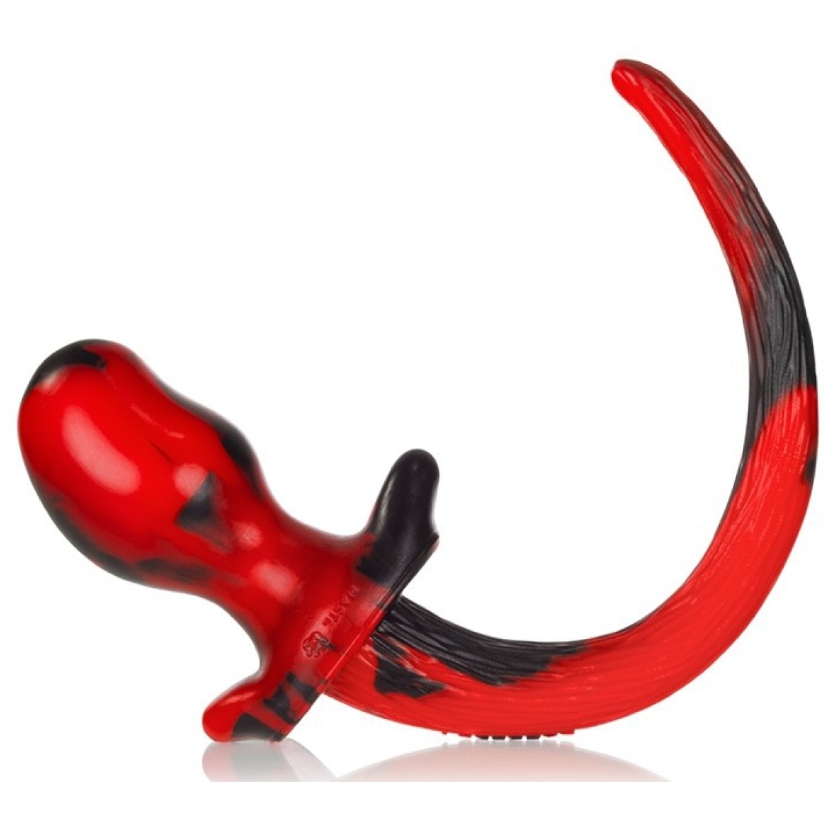 plug queue de chien mastiff 12 x 7 cm rouge 4