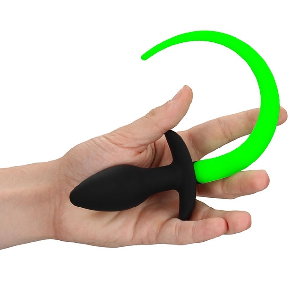 plug queue de chien phosphorescente glow tail 8 x 32cm 3