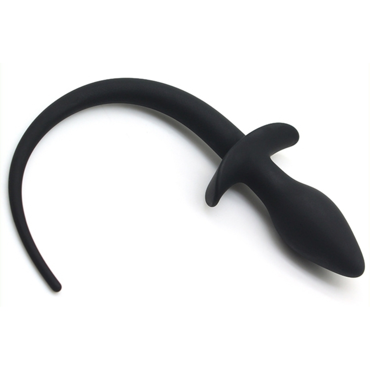 plug queue de chien silicone 75 x 31cm noir 1