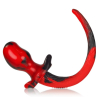 plug queue de chien swirl 85 x 44 cm rouge 1