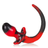 plug queue de chien swirl 85 x 44 cm rouge