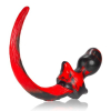 plug queue de chien swirl 85 x 44 cm rouge 2