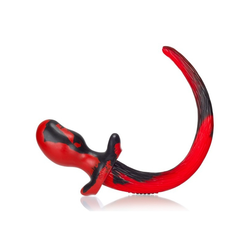 plug queue de chien swirl 85 x 44 cm rouge 3