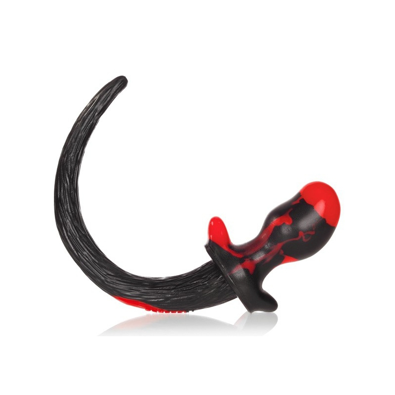 plug queue de chien swirl 85 x 44 cm rouge 4
