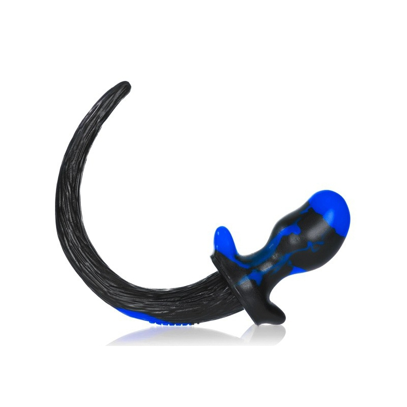 plug queue de chien swirl 85 x 5 cm bleu 1