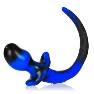 plug queue de chien swirl 85 x 5 cm bleu