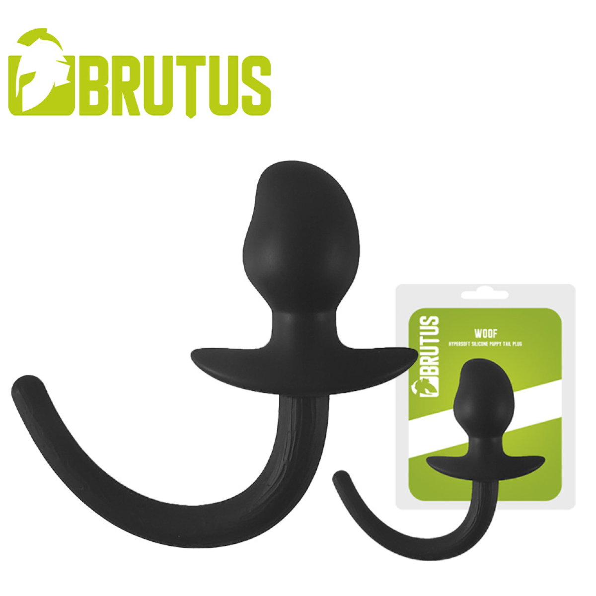 plug queue de chien woof 8 x 5 cm queue 20cm 1