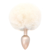 plug queue de lapin enchanting bunnytail 5 x 28cm blanc 2