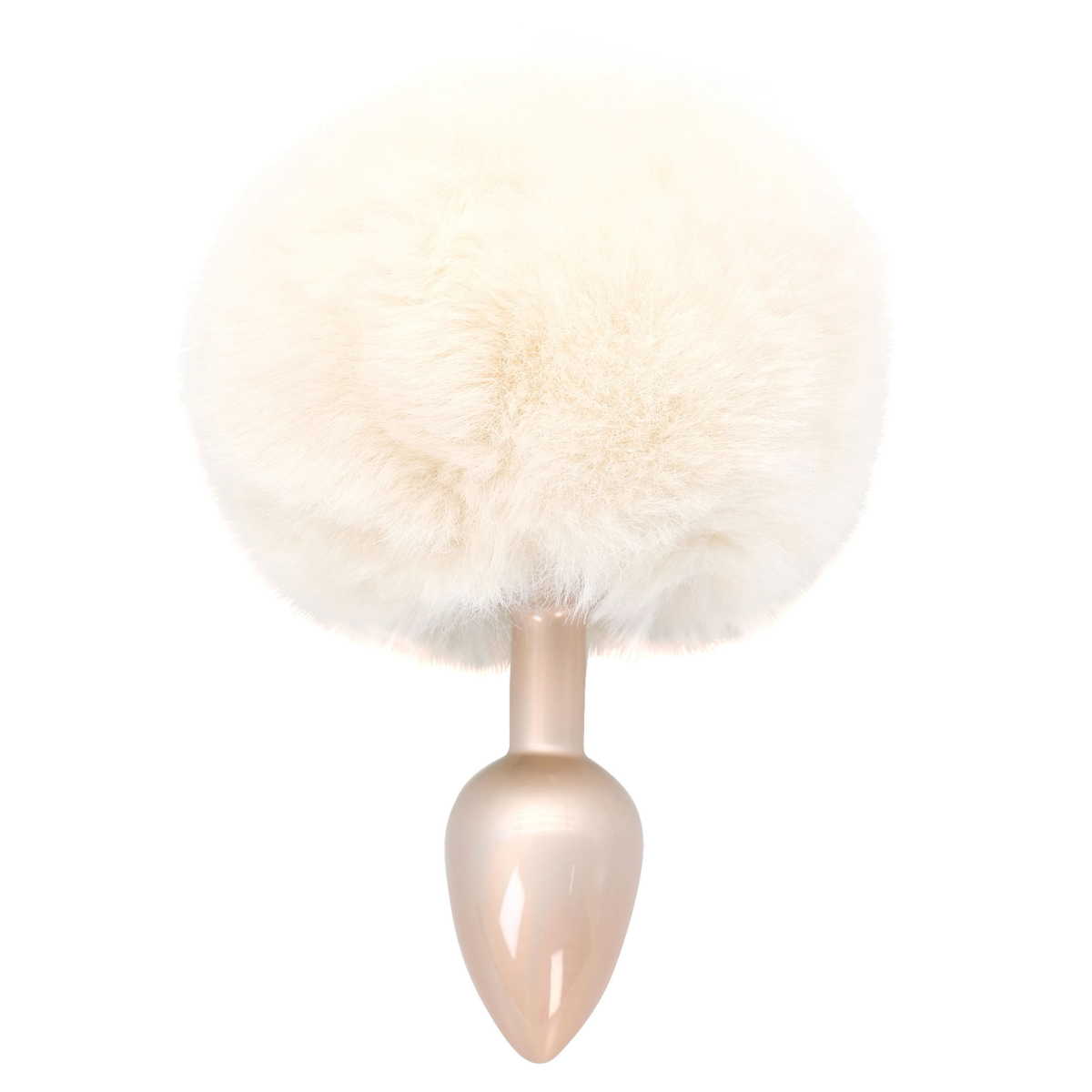 plug queue de lapin enchanting bunnytail 5 x 28cm blanc 2